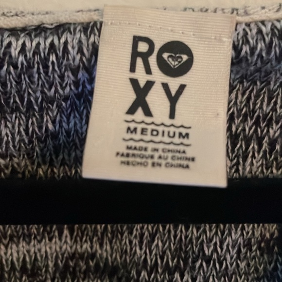 Roxy size medium gray sweater - Picture 2 of 3